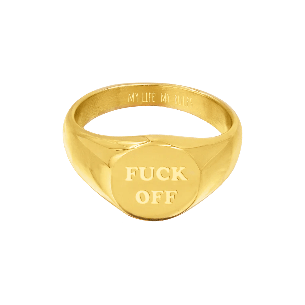 FUCK OFF Ring - Memorabil