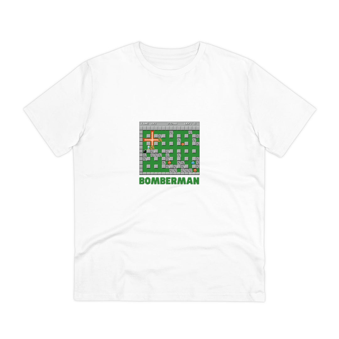 Tricou alb bomberman - Memorabil